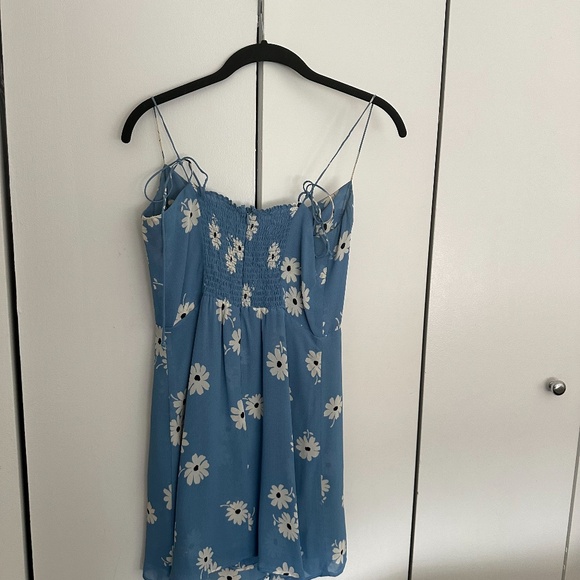 Reformation Juliette Blue (altered to mini length) - Picture 7 of 7